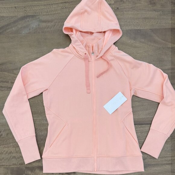 Athleta Triumph Hoodie Large Bright Peach NWT (Bundle 2+ items for 20% off) - Picture 1 of 2